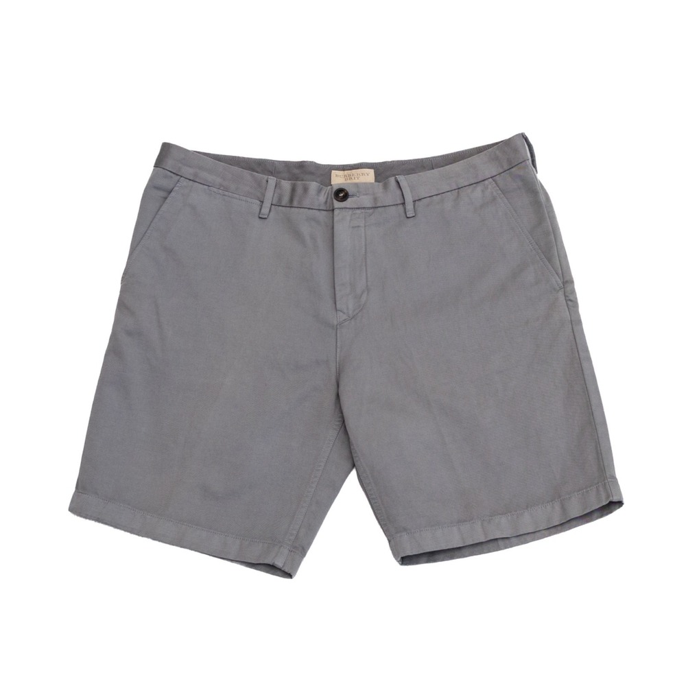 Burberry Brit‎ Men's Grey Chino Shorts Cotton Blend Casual Tailored Size 34